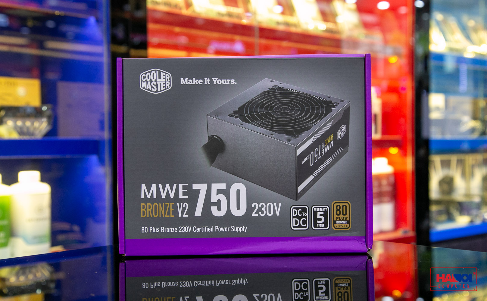Nguồn máy tính Cooler Master MWE V2 230V 750 750W Plus Bronze full box